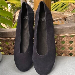 Eileen Fisher Women's Elegant Black Flats